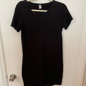Old Navy Tshirt Dress Black